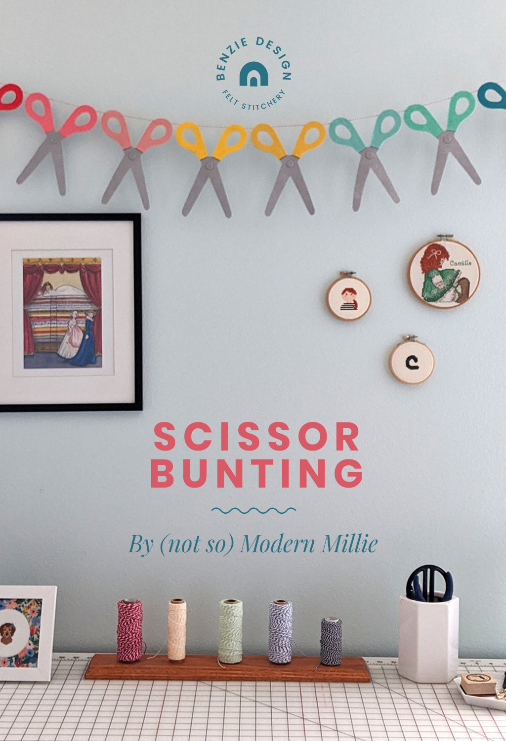 Scissor Bunting – Benzie Design