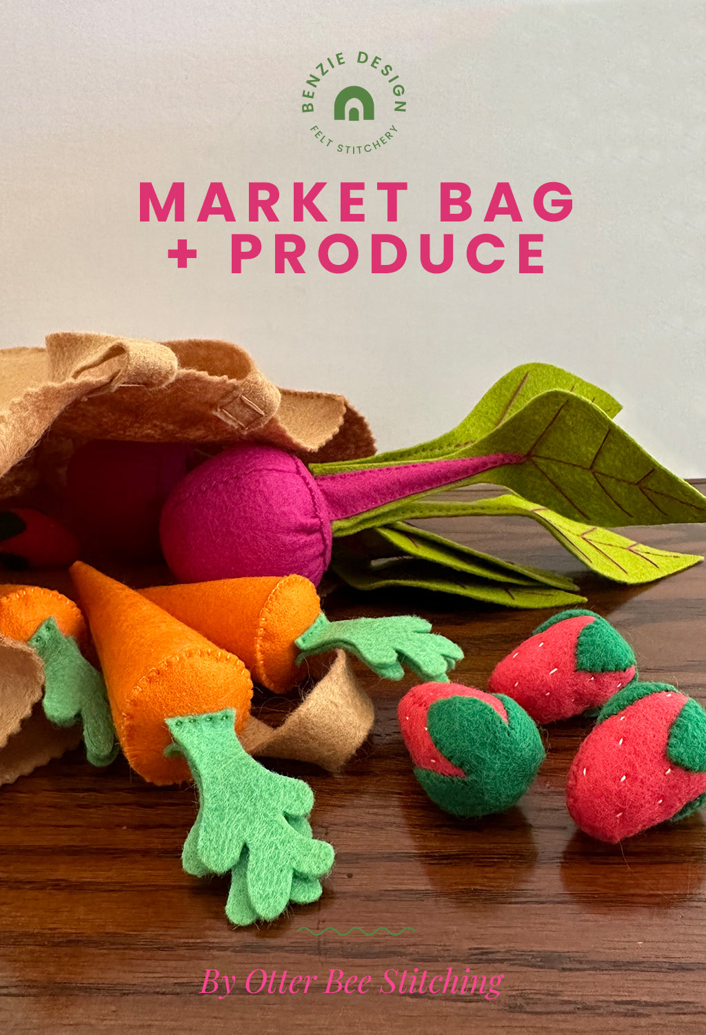 Felt Market Bag and Food DIY – Benzie Design