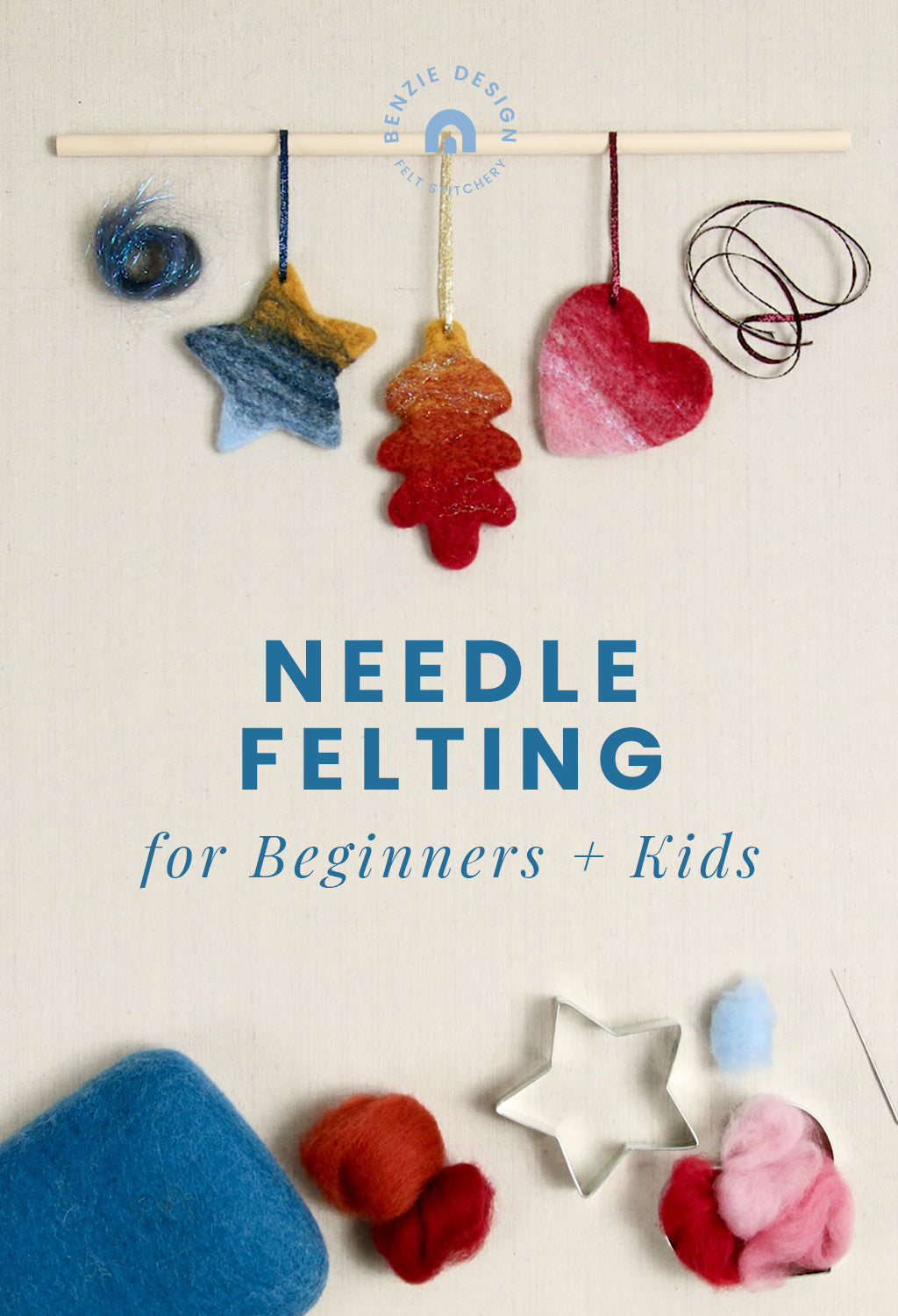 Needle Felting Basics: Stars 