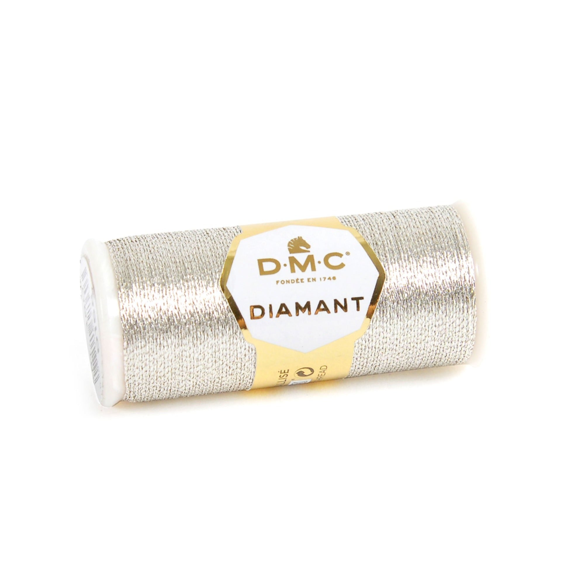 DMC D3852 Diamant Metallic Dark Gold Single Strand Embroidery Thread, DMC  #380-D3852