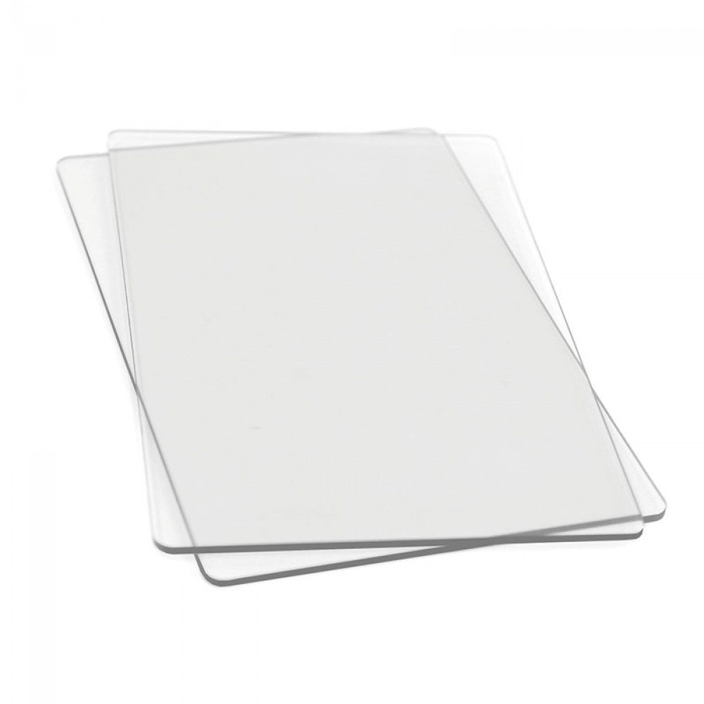Sizzix Accessory, Standard Cutting Pads 2/pack - Clear with Silver