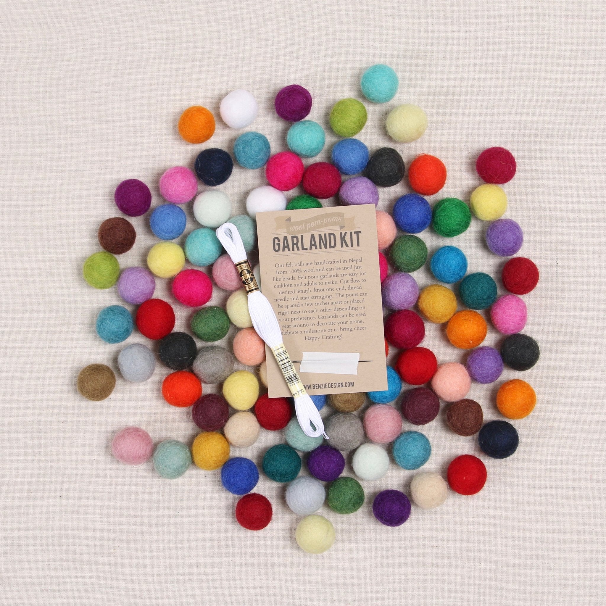 Multi Color Felt Balls – Benzie Design