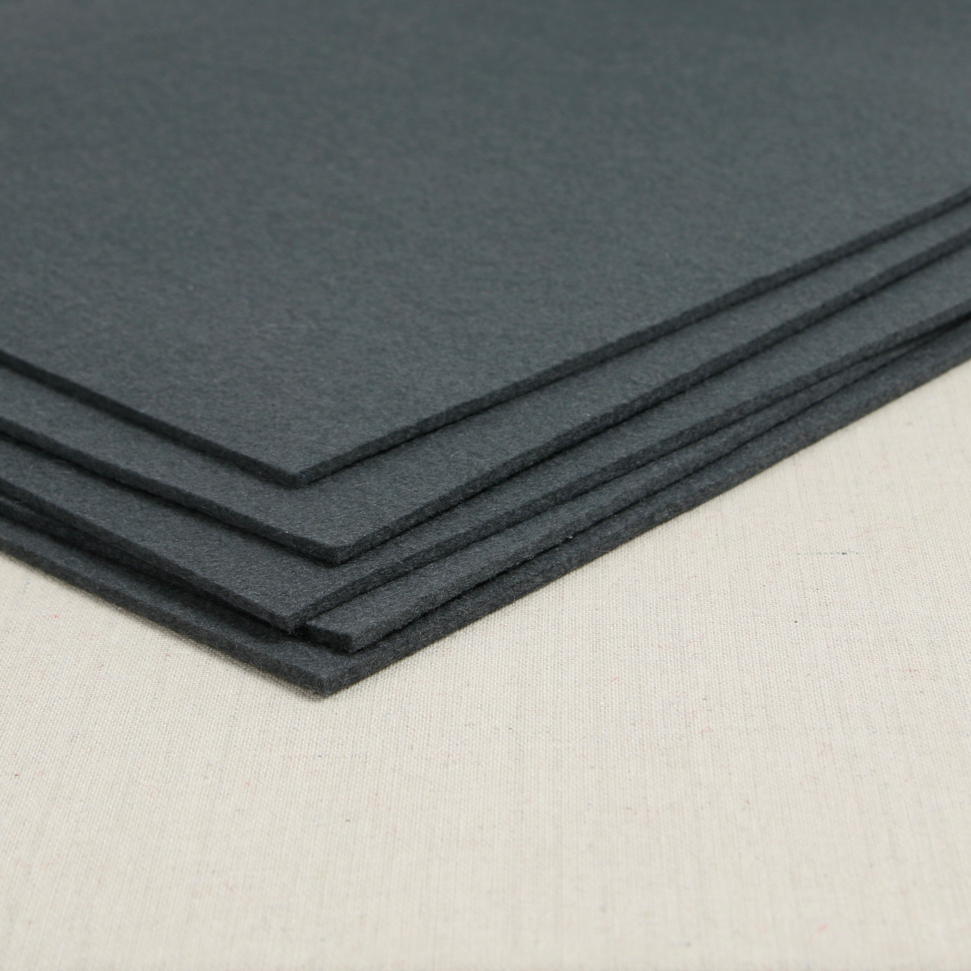 12 x 72 x 1/4 Gray Pressed Wool Felt Sheet