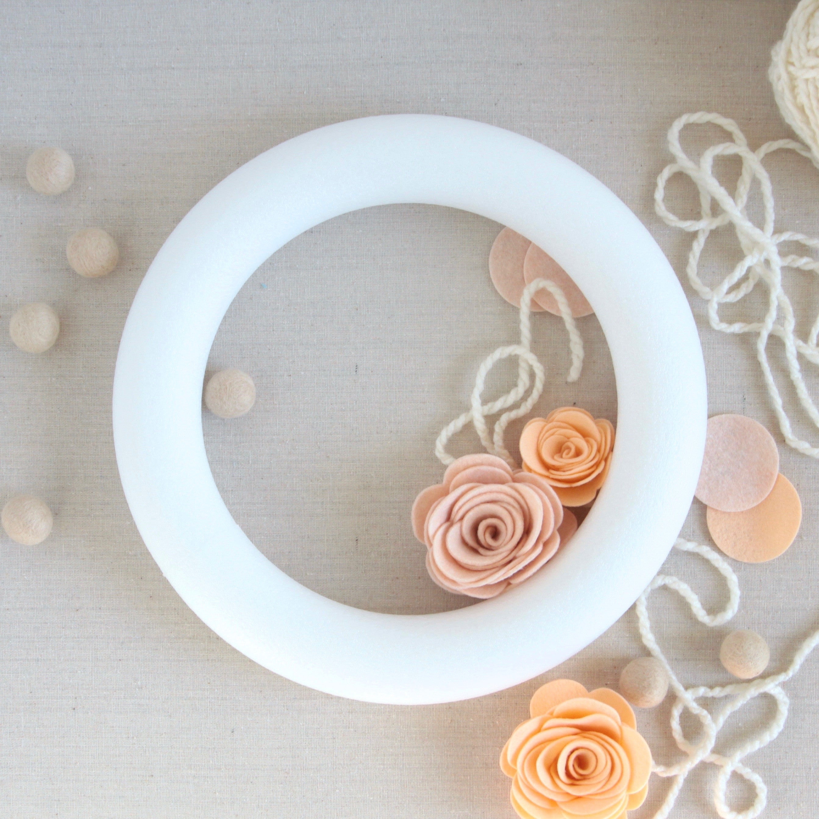 Small Curved Styro Wreath Form - 2 Pack – Rose Mille