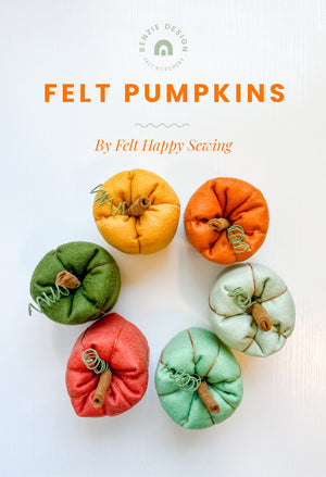 Felt Pumpkins Tutorial