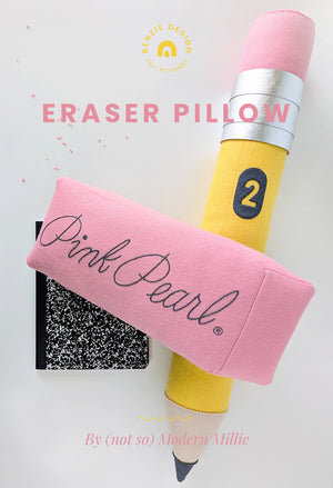 Eraser Pillow Tutorial