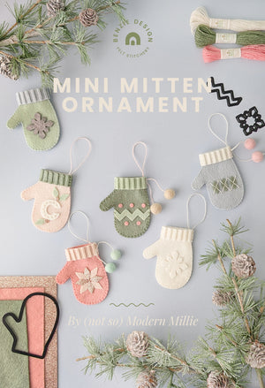 Mini Mittens, Deep Etch Die Tutorial