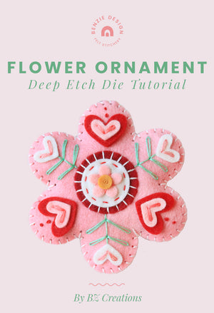 Flower Ornament, Deep Etch Die Tutorial