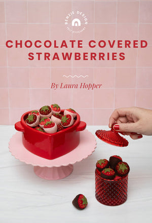 Felt Chocolate Covered Strawberries