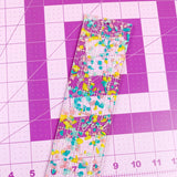 Acrylic Ruler in Confetti, 2.5" x 10"