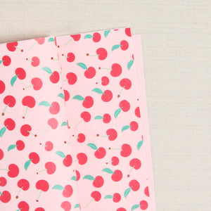 Cherry Print, Pink Felt