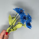 Felt Cornflowers Craft Kit