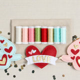 Love Bird, Sulky Thread Palette