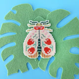 Blooming Bugs Moth Cross Stitch Kit