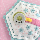 Sewing Bee Felt Ornaments Pattern