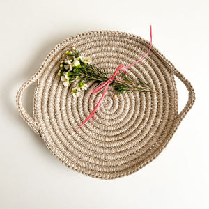 Sky Linen Basket Kit in Stone