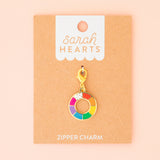 Color Wheel, Zipper Charm