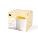 Ceramic Thimble Container, Yellow