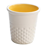 Ceramic Thimble Container, Yellow