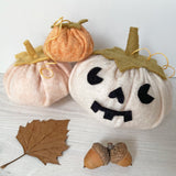 Pumpkins and a Witch Hat Pattern