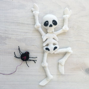 Skelly and Spidey felt pattern