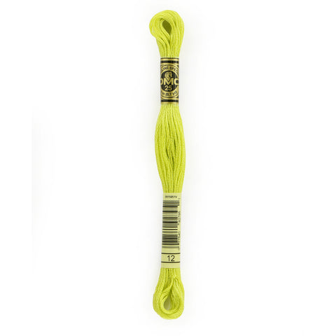 DMC Embroidery Floss, Yellow Palette