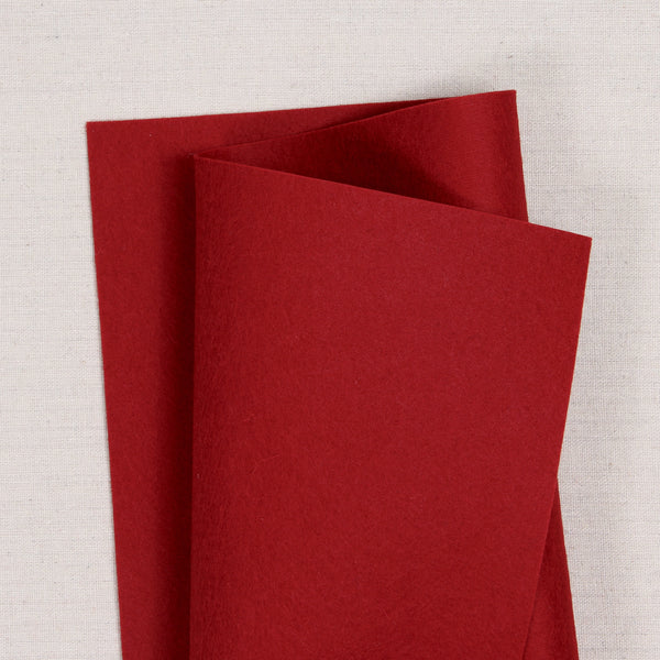 100% European Wool Felt Red Felt Sheet