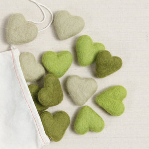 Heart Shaped Silicone Teething Beads - American Felt & Craft