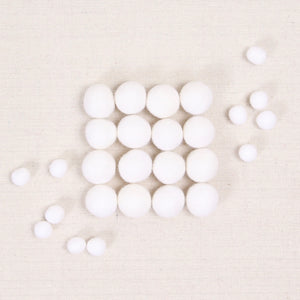 Neutral Gradient Felt Balls 2.5 Cm Felted Wool Balls for Crafting Wholesale  Bulk Felt Balls DIY White Garland Wool Pom Poms Only 
