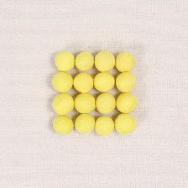 Lemonade Felt Balls – Benzie Design