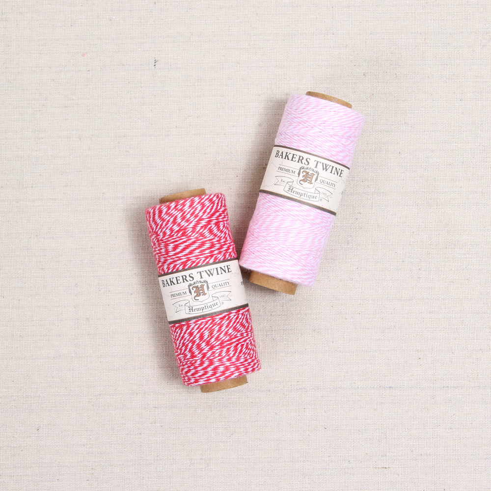 Bakers Twine - Premium Bakers Twine - Pink/White #A13570-00250-0002