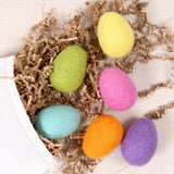 felt Easter eggs, bright Easter eggs, felt eggs, Easter egg craft