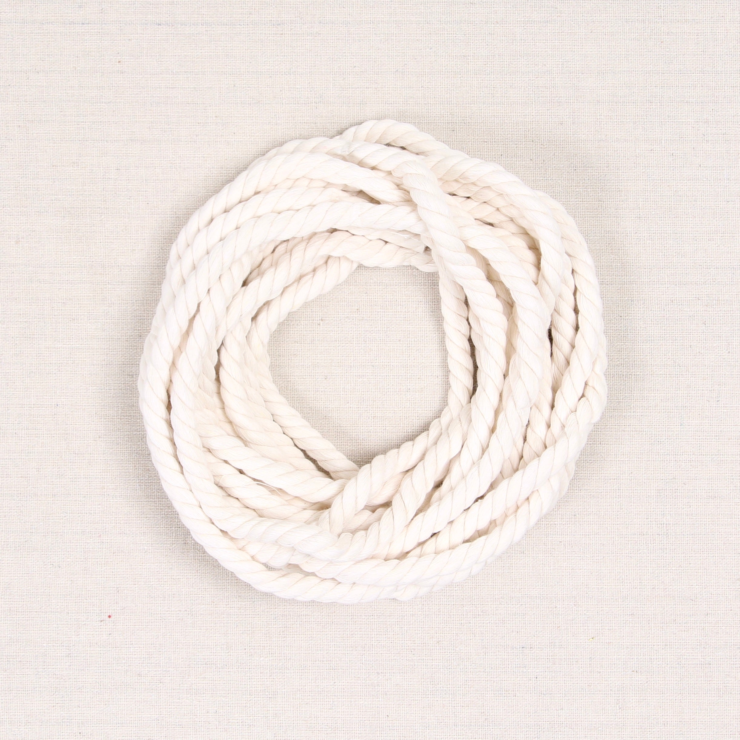 White Cotton Rope 3/4 Inch x 100 Feet - Thick Decorative Rope for DIY  Crafts, Decorative Rope 