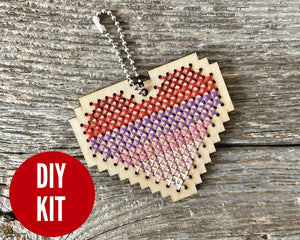 Cross Stitch Kit Beads, Bead Cross Stitch Keychain