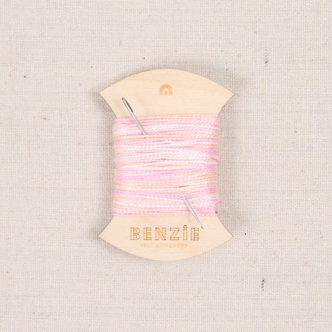 Wool Pom Pom Garland, Mixed Pink